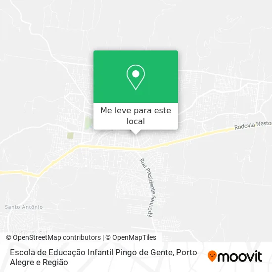 Escola de Educação Infantil Pingo de Gente mapa