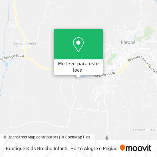 Boutique Kids Brechó Infantil mapa