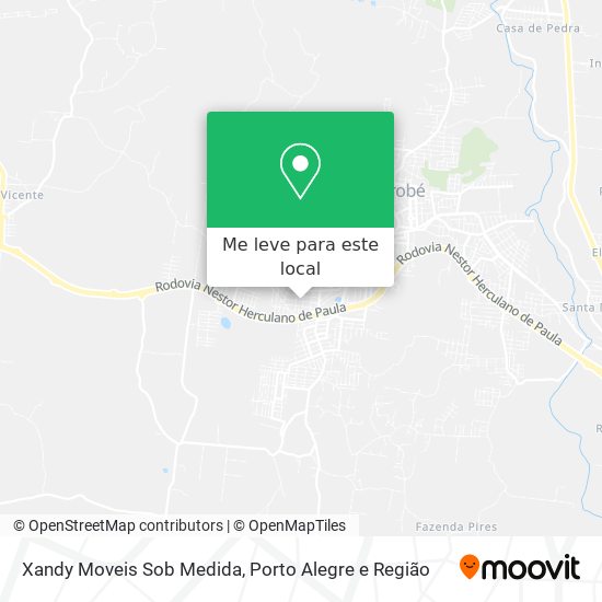 Xandy Moveis Sob Medida mapa