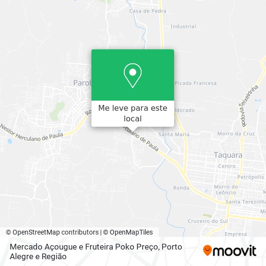 Mercado Açougue e Fruteira Poko Preço mapa