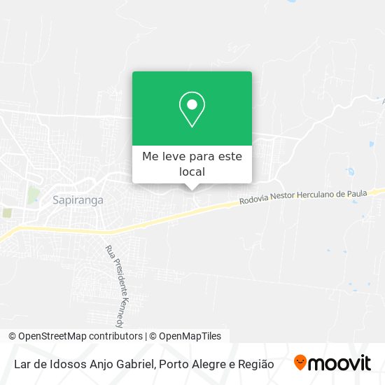 Lar de Idosos Anjo Gabriel mapa