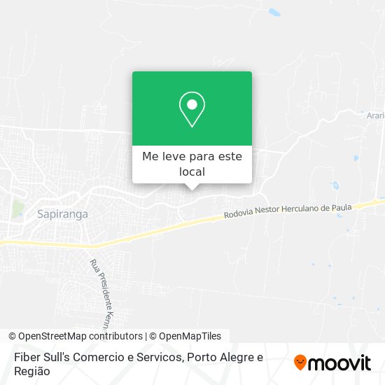 Fiber Sull's Comercio e Servicos mapa
