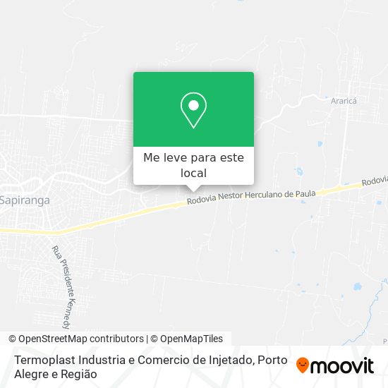 Termoplast Industria e Comercio de Injetado mapa