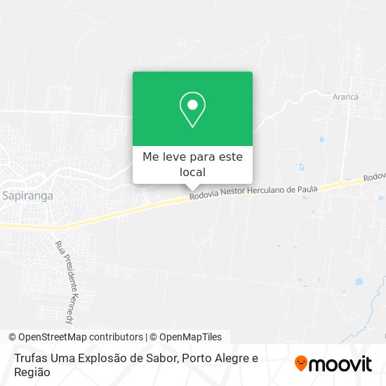 Trufas Uma Explosão de Sabor mapa
