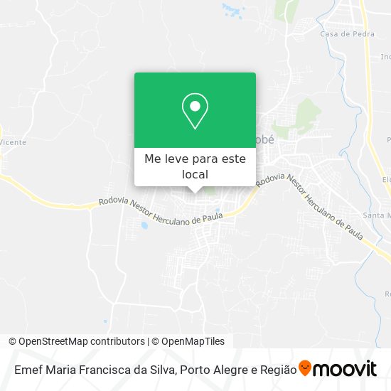 Emef Maria Francisca da Silva mapa