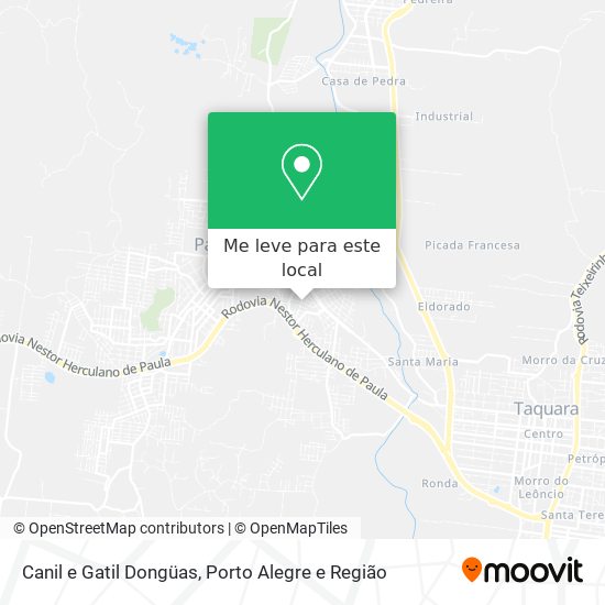 Canil e Gatil Dongüas mapa