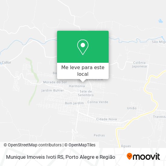 Munique Imoveis Ivoti RS mapa