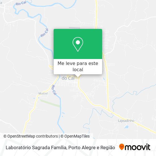 Laboratório Sagrada Família mapa