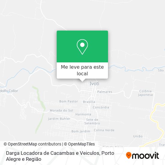 Darga Locadora de Cacambas e Veiculos mapa