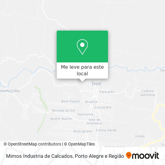 Mimos Industria de Calcados mapa