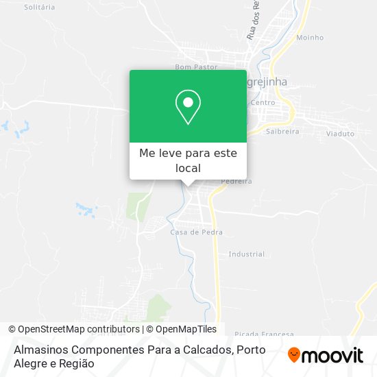Almasinos Componentes Para a Calcados mapa