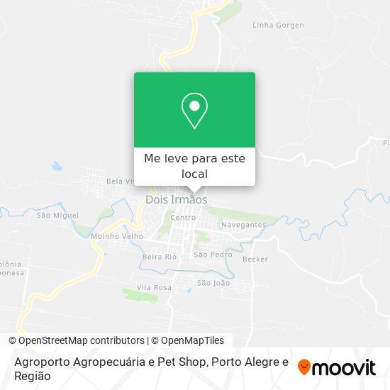 Agroporto Agropecuária e Pet Shop mapa