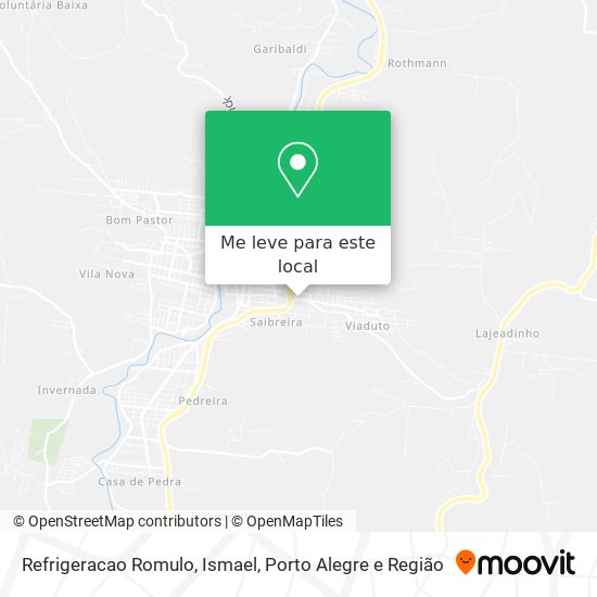 Refrigeracao Romulo, Ismael mapa
