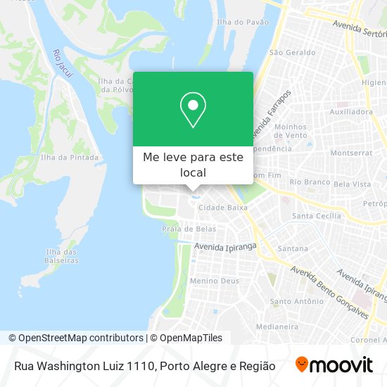 Rua Washington Luiz 1110 mapa