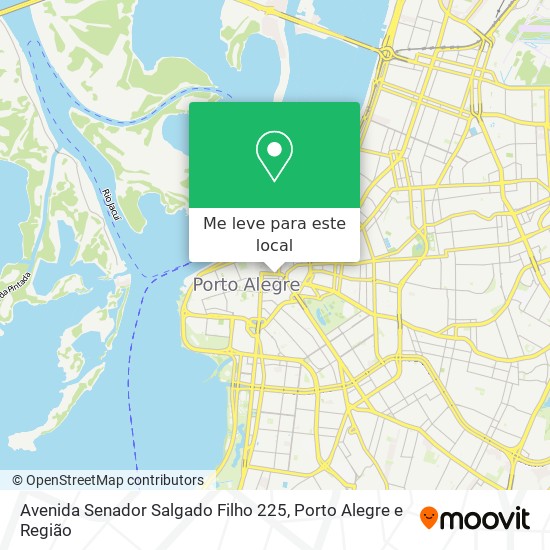 Avenida Senador Salgado Filho 225 mapa