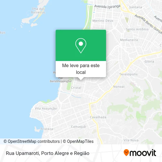 Rua Upamaroti mapa