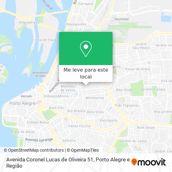 Avenida Coronel Lucas de Oliveira 51 mapa