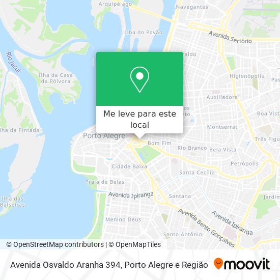 Avenida Osvaldo Aranha 394 mapa