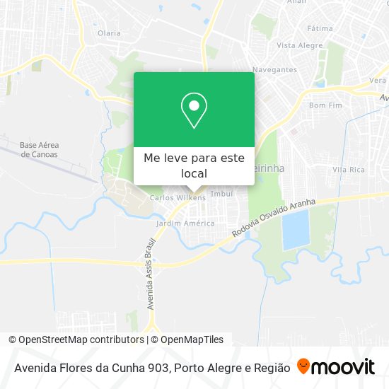 Avenida Flores da Cunha 903 mapa