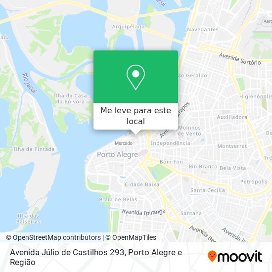 Avenida Júlio de Castilhos 293 mapa
