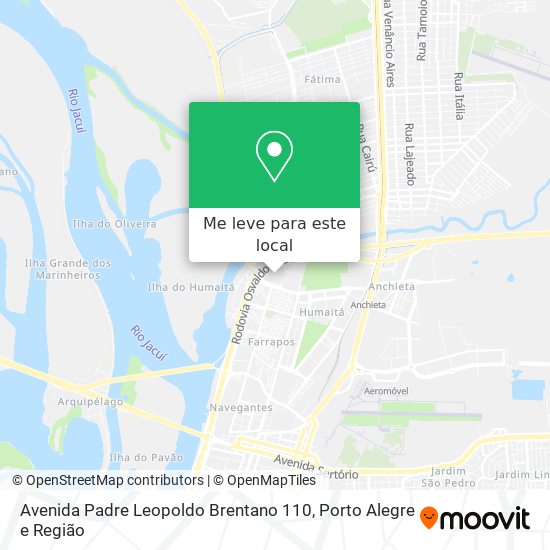 Avenida Padre Leopoldo Brentano 110 mapa