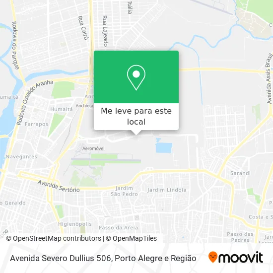 Avenida Severo Dullius 506 mapa