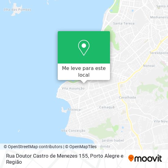 Rua Doutor Castro de Menezes 155 mapa