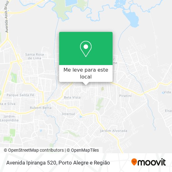 Avenida Ipiranga 520 mapa