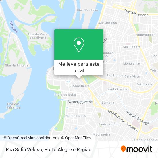 Rua Sofia Veloso mapa