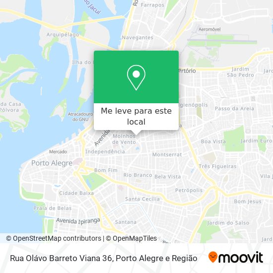 Rua Olávo Barreto Viana 36 mapa