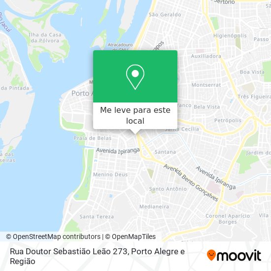 Rua Doutor Sebastião Leão 273 mapa