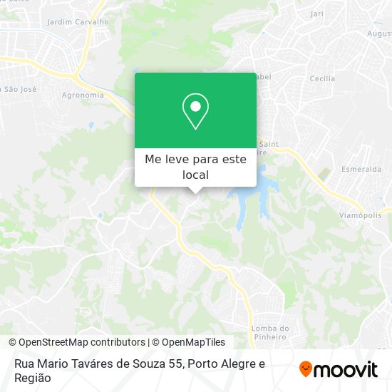 Rua Mario Taváres de Souza 55 mapa