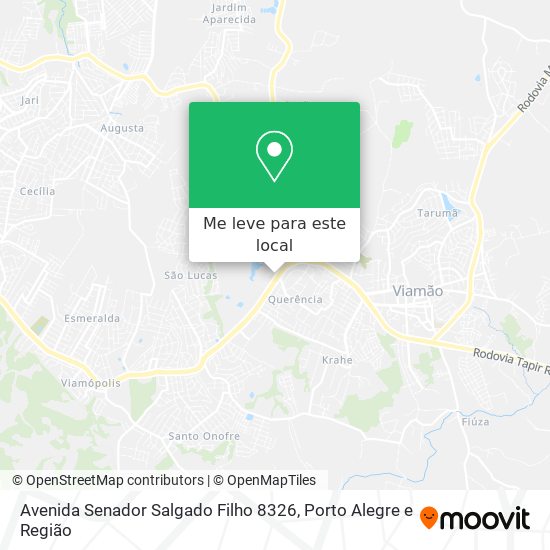 Avenida Senador Salgado Filho 8326 mapa