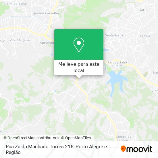 Rua Zaida Machado Torres 216 mapa