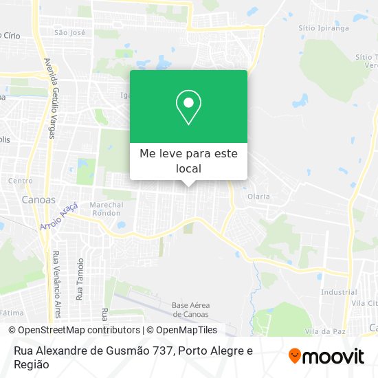 Rua Alexandre de Gusmão 737 mapa