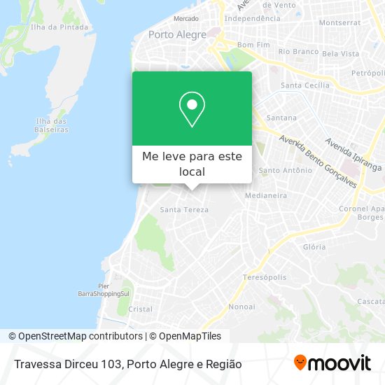 Travessa Dirceu 103 mapa