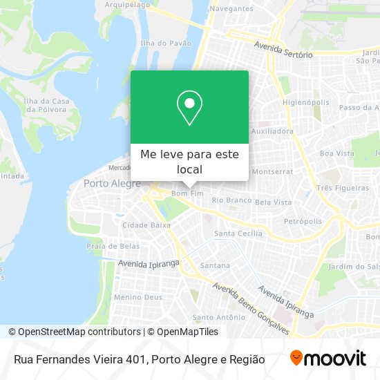Rua Fernandes Vieira 401 mapa