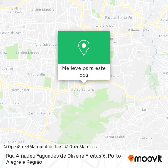 Rua Amadeu Fagundes de Oliveira Freitas 6 mapa