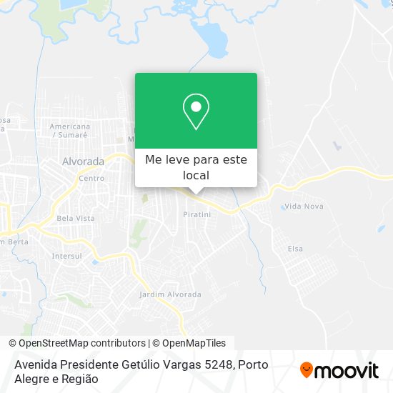 Avenida Presidente Getúlio Vargas 5248 mapa
