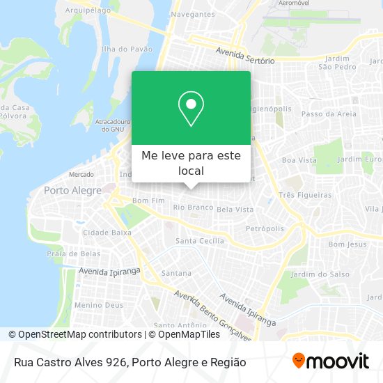 Rua Castro Alves 926 mapa