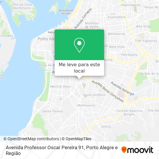 Avenida Professor Oscar Pereira 91 mapa