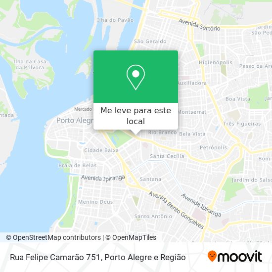 Rua Felipe Camarão 751 mapa