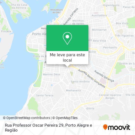 Rua Professor Oscar Pereira 29 mapa