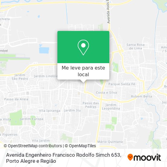 Avenida Engenheiro Francisco Rodolfo Simch 653 mapa