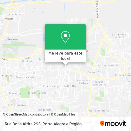 Rua Dona Alzira 293 mapa