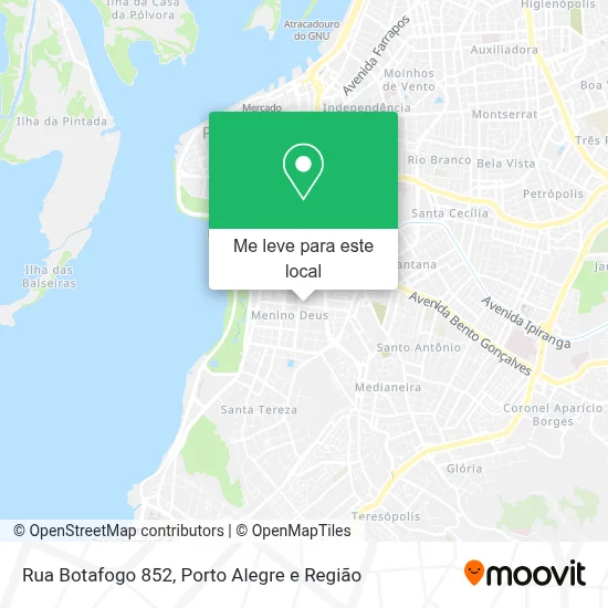 Rua Botafogo 852 mapa