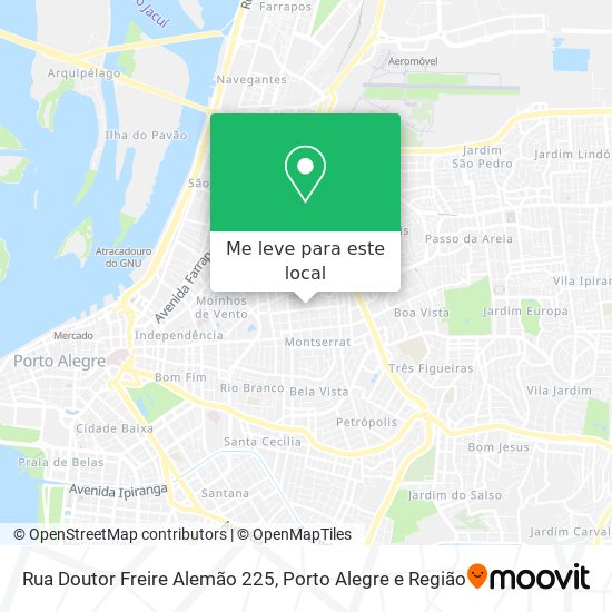 Rua Doutor Freire Alemão 225 mapa