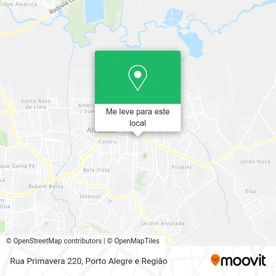 Rua Primavera 220 mapa