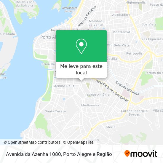Avenida da Azenha 1080 mapa