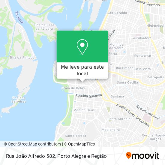 Rua João Alfredo 582 mapa